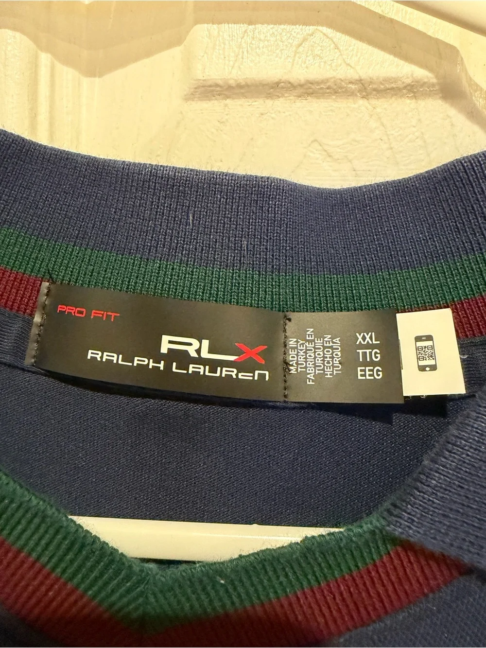 Ralph Lauren Navy Polo with Contrast Trim